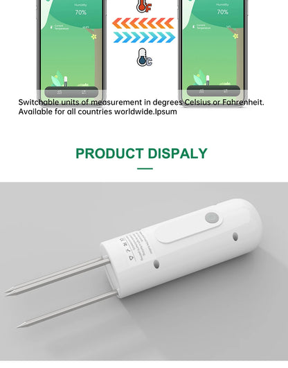 Moniteur de plantes ZIGBEE, compteur de température du sol extérieur, testeur d'humidité, capteur d'automatisation de jardin, détecteur TUYA d'irrigation