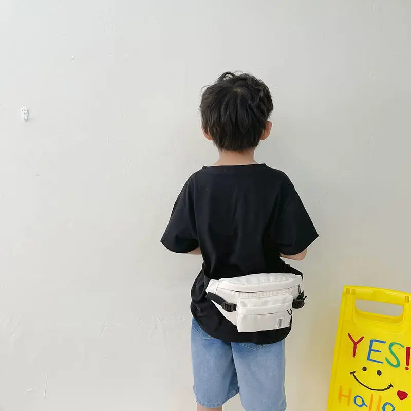 Casual Design Children's Chest Bag Handsome Boys Small Shoulder Messenger Bags Baby Kids Purse Handbags Cool Girls Fanny Pack
