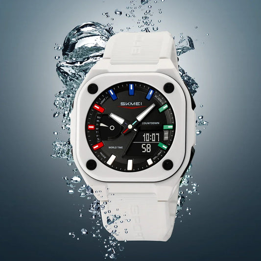 Montre SKMEI 2328 pour homme, accessoire de sport, étanche, réveil, numérique, électronique