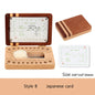 English Japanese Chinese Baby Wood Tooth Box Organizer Umbilica Save Gifts Milk Teeth Storage Box Birthday Baby Souvenir Gifts