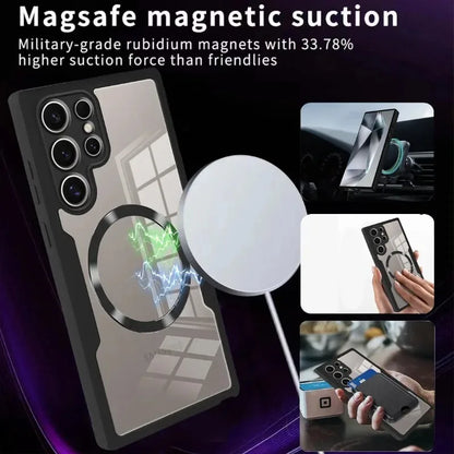 360 Full Cover Screen Protection Film Case for Samsung Galaxy S24 Ultra S23 Plus S22 Magsafe Magnetic Clear Hard Back Cover