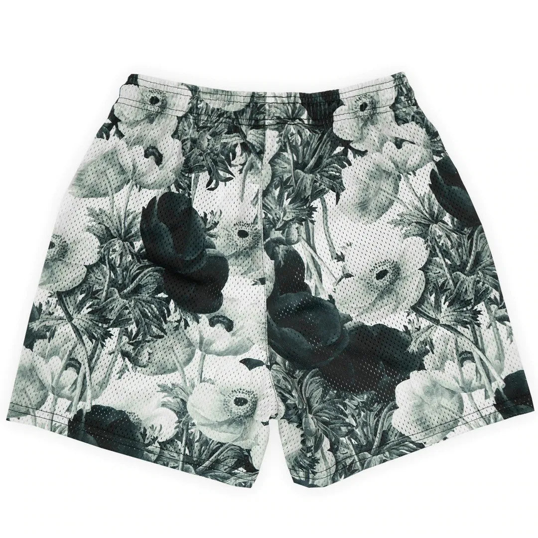 2024Summer New Digital Printing American Sports Casual Shorts Mesh Breathable and Loose Men's Short Shorts