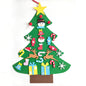 Felt Christmas Tree Gifts for Toddlers Kids with Led String Light, 3.2ft Wall Hanging DIY Xmas Tree 32 Ornaments Home Decoration