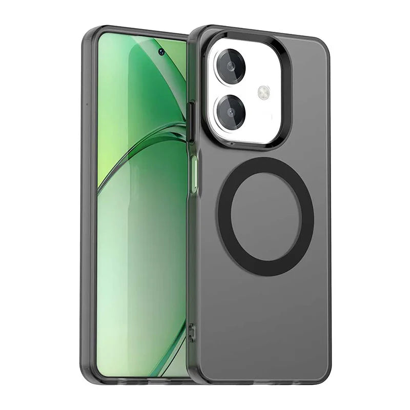 Candy Color For Magsafe Wireless Charge Magnetic Case For OPPO A3 Pro A3X A3 A60 Shockproof Soft Cover Funda For OPPO A60 Cover