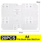 Lot de 10 à 30 protège-livres autocollants transparents et mats A4/16K/22K, imperméables, pour manuels scolaires, fournitures d'emballage