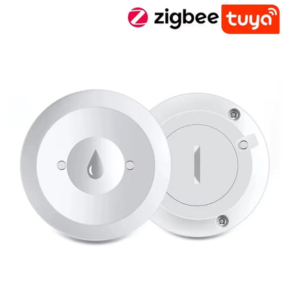 Zigbee Water Sensor Tuya Leak Flood Detector App Remote Monitoring for Kitchen/Bathroom Support Home Assistant