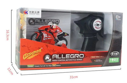 RC1:32 high-speed motor simulation shock absorber Race motorcycle charging 2.4Ghz Parent-child interactive boy's holiday toy