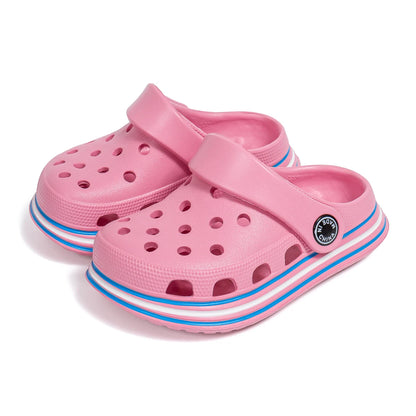 Chaussures de jardin classiques d'été pour enfants, souples, confortables, antidérapantes, légères, EVA, colorées, unisexes, pour la plage