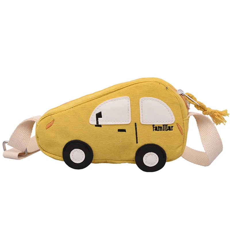 2024 Fashion Mini Crossbody Bag Packet Children Baby Boys Girls Car Shoulder Bag Handbags Cartoon Pig Mini Coin Purse