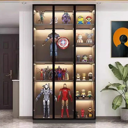 Glass Cellar Wine Cabinets Rack Showcase Storage Wall Wine Cabinet Living Room Fridge Vitrinas De Vidrio Indoor Bar Furniture