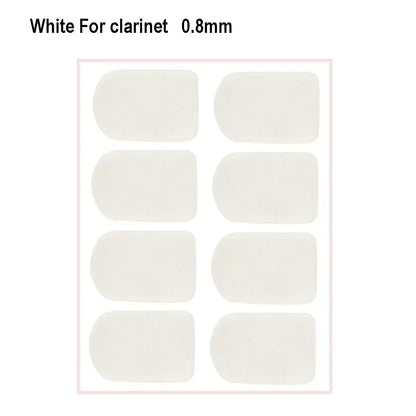 Coussinets d'embouchure pratiques et de qualité, en silicone, pour saxophone, clarinette, 0,5 mm/0,8 mm