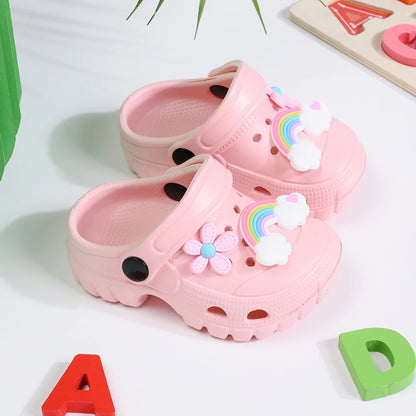 Chaussons bébé, sandales, mules, sandales respirantes pour filles avec semelle souple pour activités intérieures et extérieures et design antidérapant