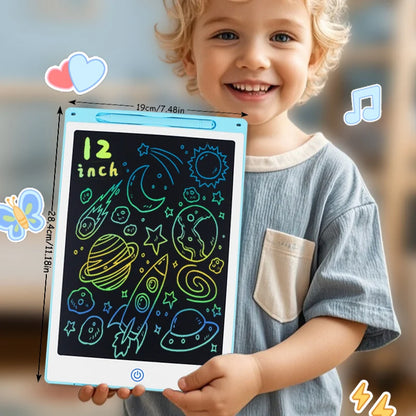 Tablette graphique LCD 8,5/10/12/16 pouces, tableau de dessin animé, jouets, cadeaux pour filles et garçons de 3 à 12 ans, bloc-notes pour enfants