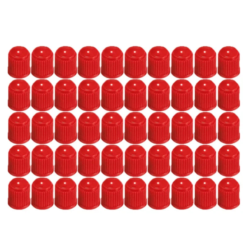 Car Tire Valve Stem Caps Plastic Tyre Valve Dust Caps Universal Wheel Stem Covers for Auto Bicycle Bike Motorcycle Car Accessory