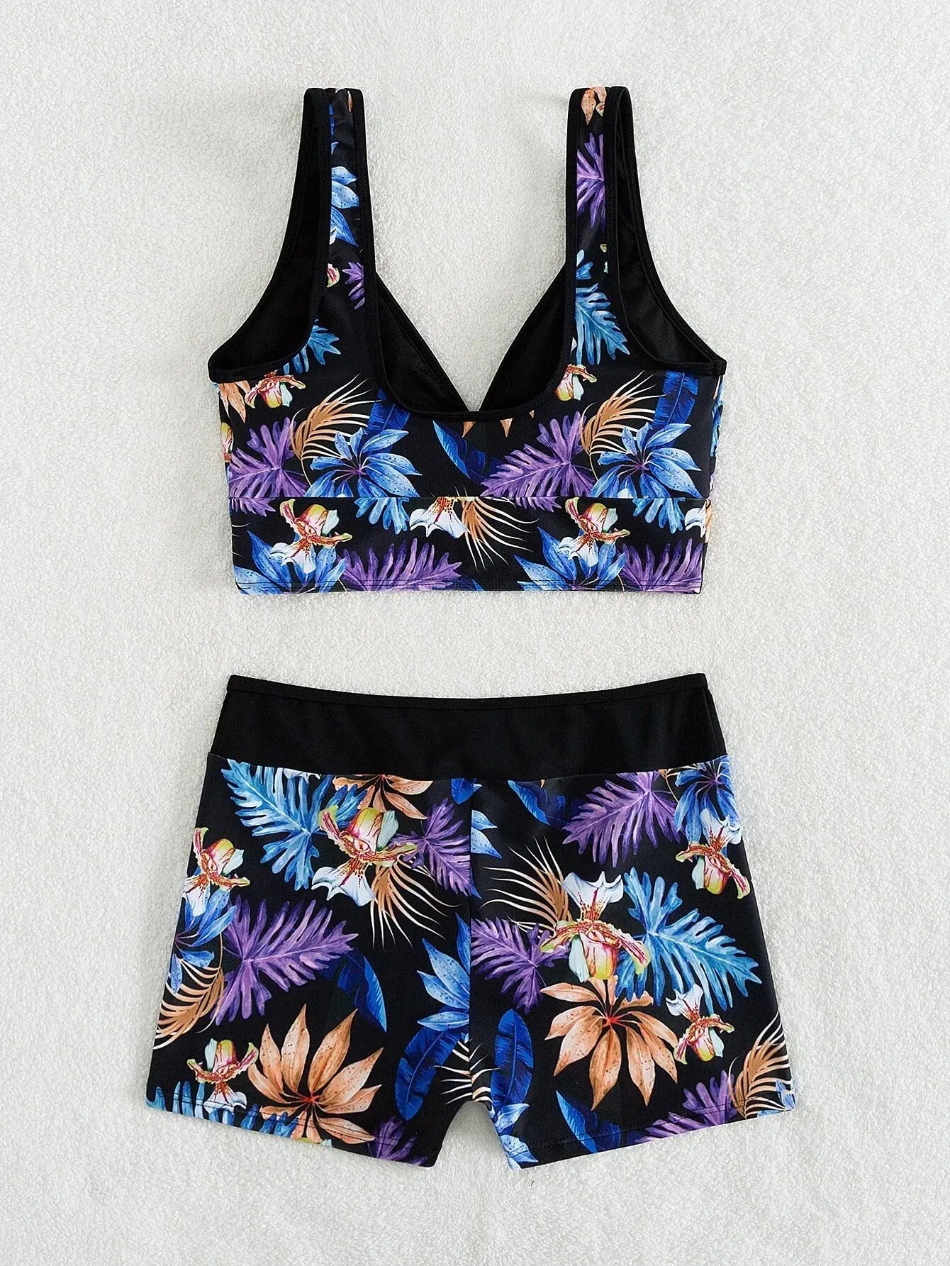 VigoBreviya 2025 Print Strapped Swimwear Women Sexy High Waist Shorts Bikini Set Swimsuit Summer Push UP Beach Bathing Suit
