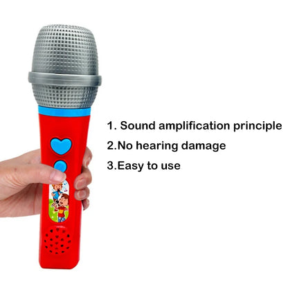 Children Cartoon Fun Singing Amplified Microphone Toys Baby Small Host Microphone Toys Education Enlightenment Singing Toys
