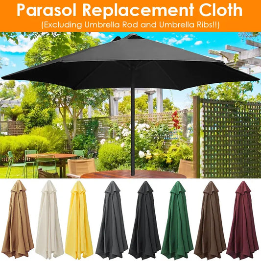 Parasol de jardin en tissu imperméable pour activités de plein air, pique-nique, camping