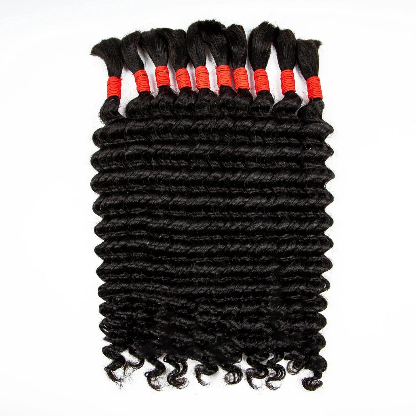 V Beauty Bulk Human Hair No Weft Boho Braids For Women Braiding Human Hair Deep Wave Hair Extensions Remy Hair 16-28 Inch 100g