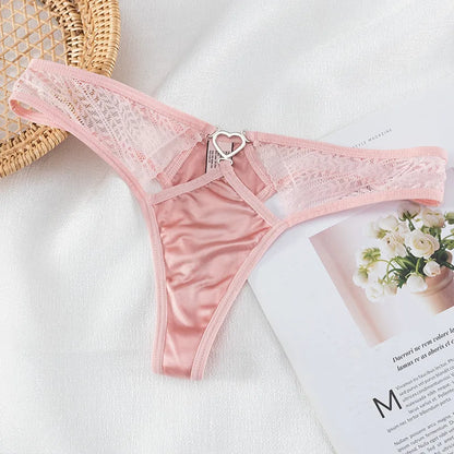 European Thong  Women's Underwear Panty Low Waist Seamless Underpants Comfort G-String Sexy Lace Panties Female Sexy Lingerie
