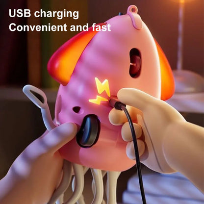 Pieuvre électronique dansante avec musique et lumière, jouet éducatif interactif et mobile, idéal comme cadeau pour enfant
