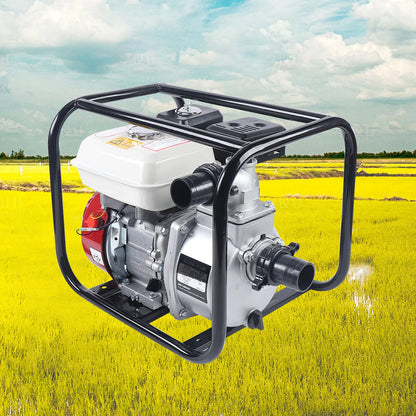 210CC 6.5HP Gasoline Water Pump 4-STROKE Petrol Transfer Pump Irrigation Pump