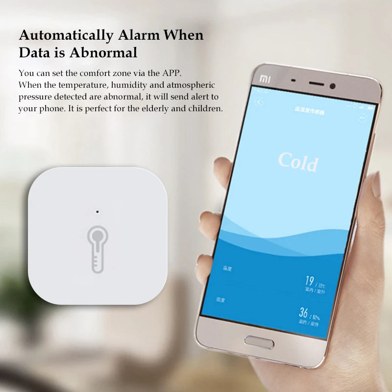 Aqara Temperature Sensor Smart Air Pressure Humidity Environment Sensor Zigbee Smart Remote Control For XiaoMi Mi Home Homekit