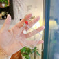 Petit porte-monnaie transparent en PVC pour femmes, enfants, filles, clés, rouge à lèvres, écouteurs, pièces de monnaie, pochette portefeuille