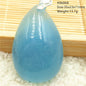 Natural Blue Aquamarine Pendant Clear Water Drop Women Men Brazil Aquamarine Crystal Necklace Jewelry AAAAA