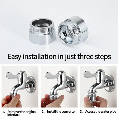 Water Faucet Coupler 1/2 To M16 M18 M20 M22 M24 M28 M32 Thread Connector Conversion Tap Adapter Fitting Bubbler Kitchen Bathroom
