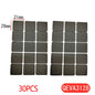 Tapis de protection anti-rayures pour pieds de meubles, couvre-pieds de table, antidérapants, noirs, autocollants