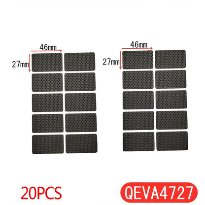 Tapis de protection anti-rayures pour pieds de meubles, couvre-pieds de table, antidérapants, noirs, autocollants