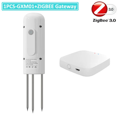 Moniteur de plantes ZIGBEE, compteur de température du sol extérieur, testeur d'humidité, capteur d'automatisation de jardin, détecteur TUYA d'irrigation