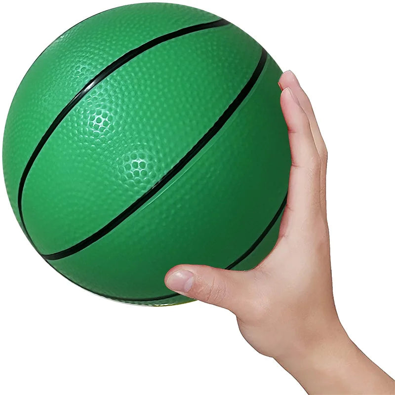 16/18cm Simulation Inflatable Basketball Toys PVC Thickened Basketball Multi-color Kids Sports Inflatable Basketball Toys