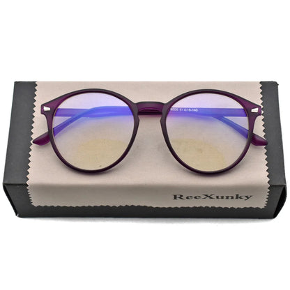 Lunettes photochromiques anti-rayons bleus pour ordinateur, monture ronde vintage, pour homme et femme, verres de jeu, anti-fatigue oculaire, bloquant la lumière