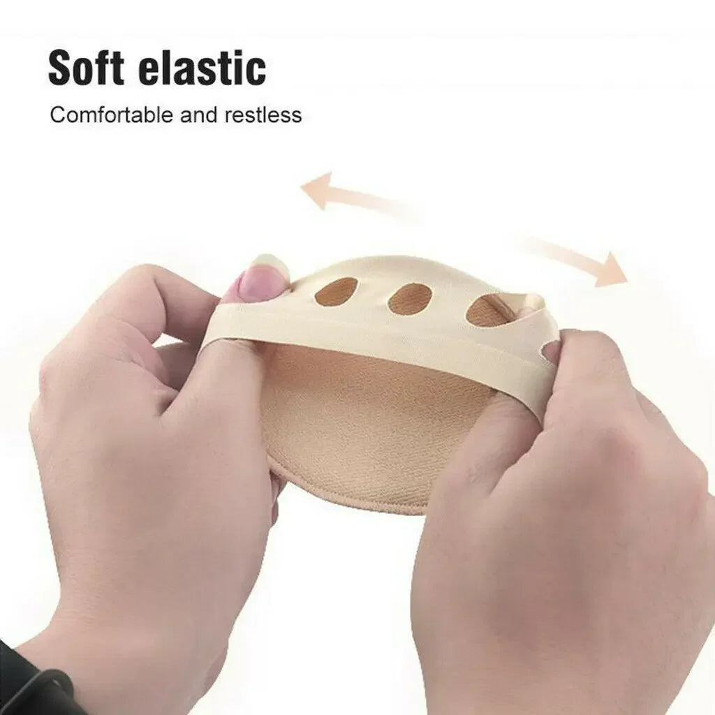 2/4pcs Five Toes Forefoot Pads for Women High Heels Half Insoles Invisible Foot Pain Care Absorbs Shock Socks Toe Pad Inserts