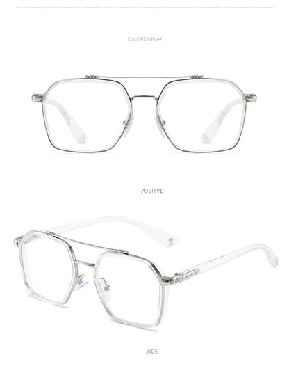 Miroir rétro à double faisceau anti-lumière bleue pour ordinateur, protection des yeux, pour la lecture et les jeux, pour hommes et femmes, 2023