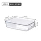 Light Luxury Desktop Cosmetic Plastic Drawer With Lid Wardrobe Sundries Toy Storage Box Transparent Storage Basket With Handle