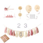 Happy Birthday Banner Handmade Tassel Pendant First Boys Girl Baby Shower Birthday Party Balloon Decoration Supplies Baby Gifts