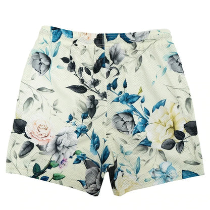 2024Summer New Digital Printing American Sports Casual Shorts Mesh Breathable and Loose Men's Short Shorts