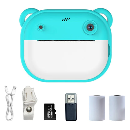 Kids Instant Print Camera Mini Digital Camera Photography Video Camera Toys Inkless Printing Thermal Print Camera for Girls Boys