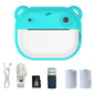 Kids Instant Print Camera Mini Digital Camera Photography Video Camera Toys Inkless Printing Thermal Print Camera for Girls Boys