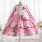 New Girls' Dress Two Piece Set 3-10 Years Old Gorgeous Christmas Performance Dress Autumn Girls' Party Prom Dress