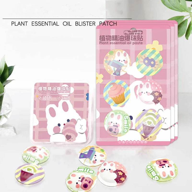 Patch à perles éclatantes d'huile essentielle de plante pure pour la prévention des piqûres d'insectes à domicile pour enfants et adultes, patch apaisant et somnifère à base de plantes