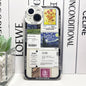 Collage Stickers Van Gogh Art Phone Case For iPhone 16 15 14 13 12 11 Pro Max Mini Plus XS X XR SE 2020 2022 Soft Cover