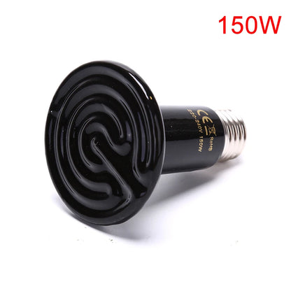 Pet Reptile Far Infrared Ceramic Heating Lamp Heat Emitter Light Bulb