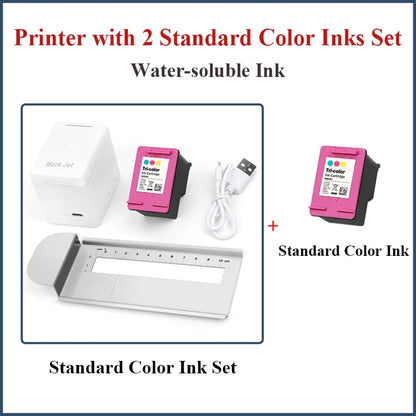Mark Jet Mini Portable Color Printer Customized Text Smartphone Wireless Printing Handheld Inkjet Printer Tattoo Printer