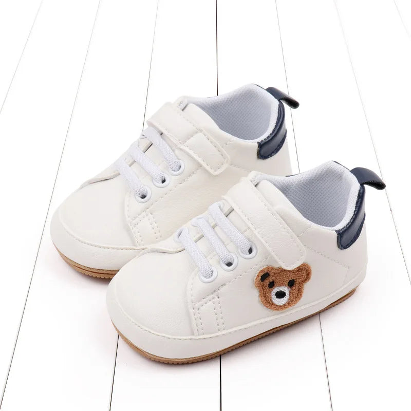 New Baby Shoes Boys Girls Classic Fashion Sports Casual Sneakers Newborn First Walker Toddler Soft Sole Non-Slip Walking Shoes