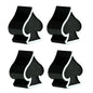 Lot de 4 bouchons de valve de pneu élégants en forme de pelle pour voiture, camion, moto, vélo