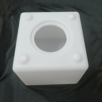 Plastic Cubes Shell Case, Bar Table, Outdoor, Plastic PE, No Light Source, D20cm, D25cm, D30cm, 40cm, 43cm, 50cm, 60cm, 1Pc