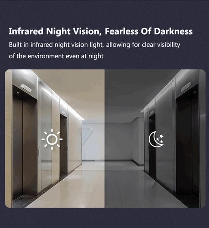Wireless Video Intercom Doorbell HD Night Vision 4.3-inch lPS Screen Waterproof Visual Door Bell Camera Smart Home Security